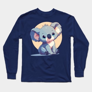 Cute Cartoon Koala Long Sleeve T-Shirt